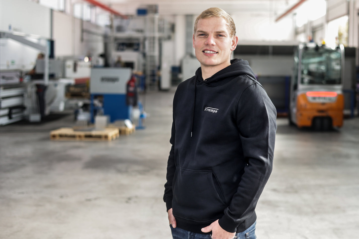 Krampe Herren Hoodie mit Kaputze