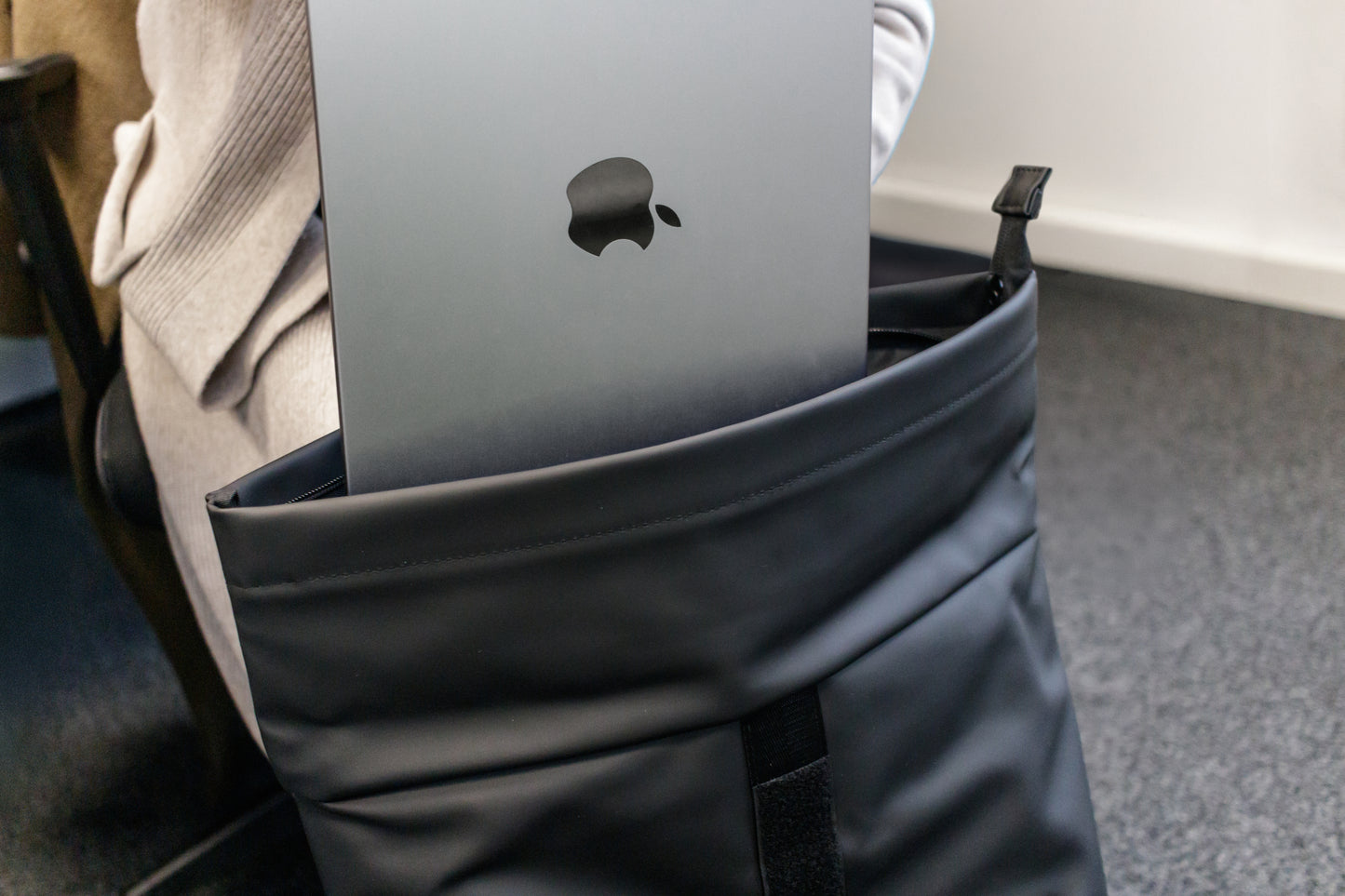 Krampe Rolltop-Laptop-Rucksack