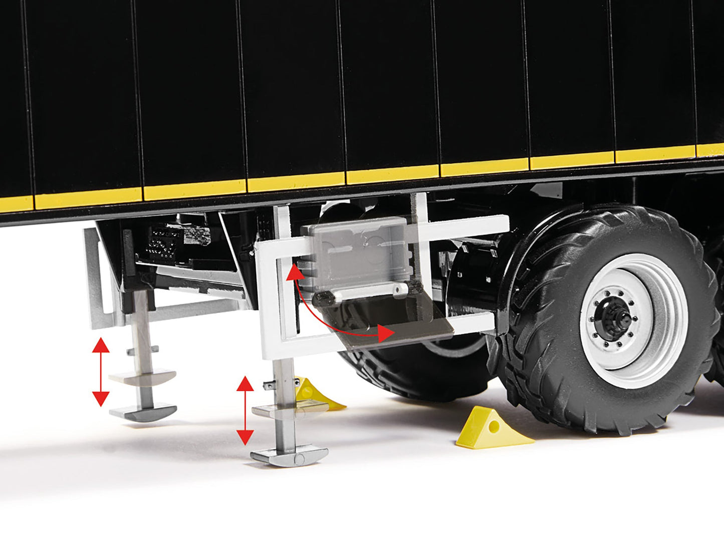 Wiking Krampe Rollbandwagen SB II 30/1070 Schwarz 1:32