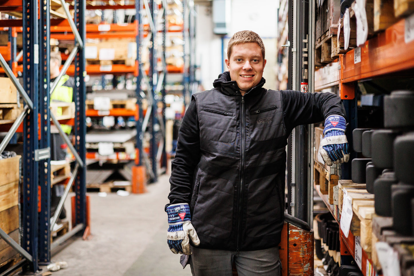 Krampe-Weste (schwarz)